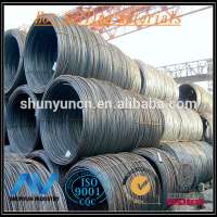 Hot rolled stainless galvanized steel wire coils rod in coils from scrap tires for the building use